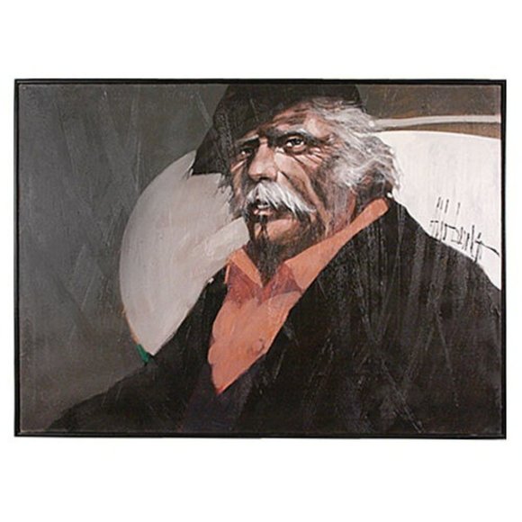 "Saturday Night Shirt" by Aldo Luongo Original Acrylic Painting on Canvas w/ CoA - Picture 1 of 3